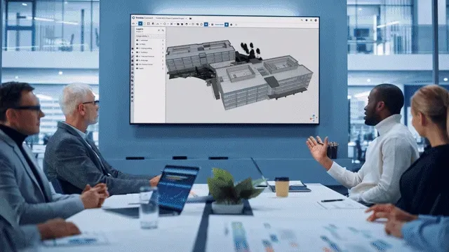Captura de la interfaz de Trimble Connect